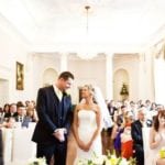 701eab583ecacb41976cc00306ae958c Photo of couple during the marriage ceremony in Colwick Hall Hotel's ballroom.