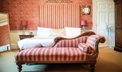 Bedrooms at Colwick Hall