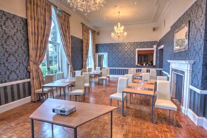 Small Conference room in the South-Eastern Wing of the Colwick Hall Hotel.